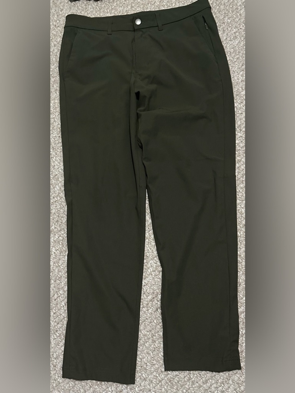 Olive Lululemon ABC 5 Pocket Trousers